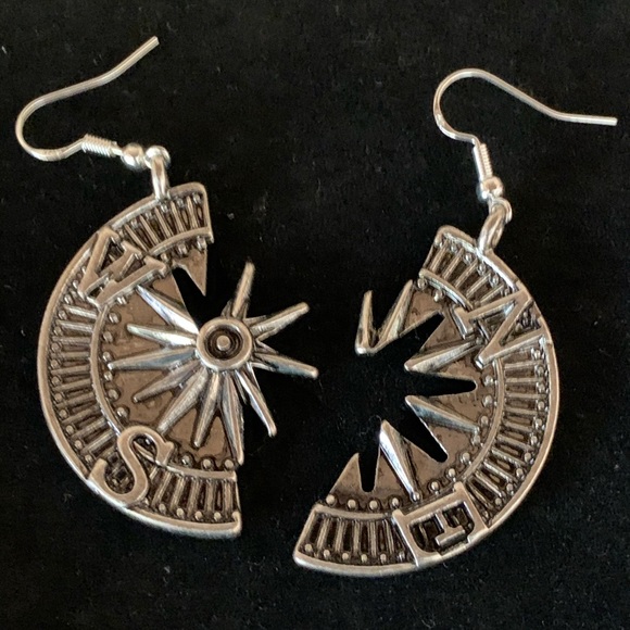 Compass Earrings - Picture 5 of 5